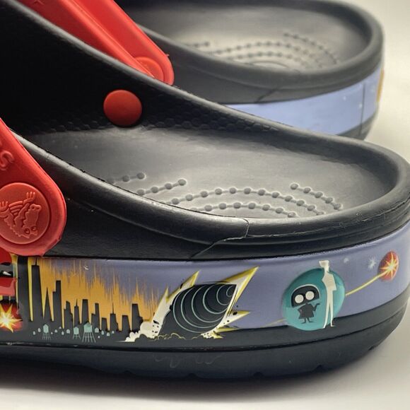 Crocs The Incredibles Blue Classic Clog Shoe Unisex Adult W-8/M-6 - Picture 5 of 12